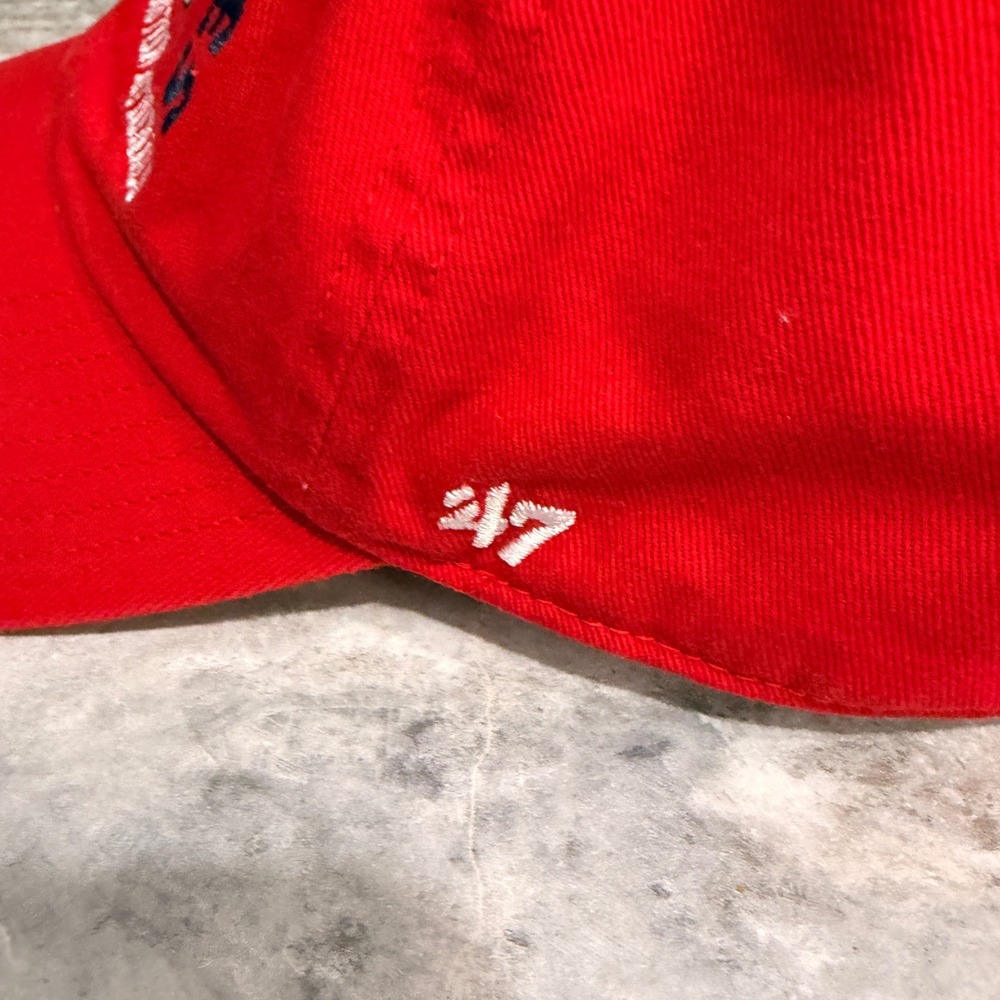 47 Brand Washington Nationals 2019 World Series Hat Red Adjustable Baseball Cap - Picture 5 of 10